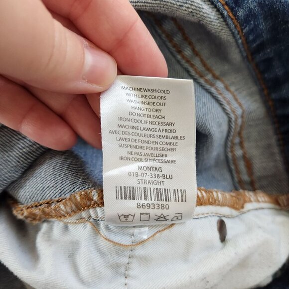 Five Four Straight Leg Medium Wash Blue Jeans - Picture 5 of 7